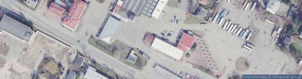 Zdjęcie satelitarne Okręgowa w Centrum Motoryzacji PKS