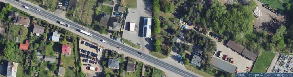 Zdjęcie satelitarne OSKP Poręba