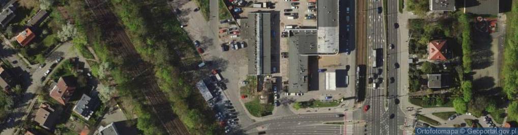 Zdjęcie satelitarne Podstawowa Stacja Kontroli Pojazdów DW/116/P/ABT