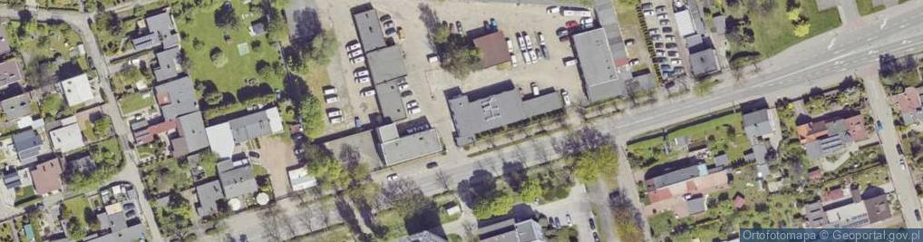 Zdjęcie satelitarne Podstawowa Stacja Kontroli Pojazdów