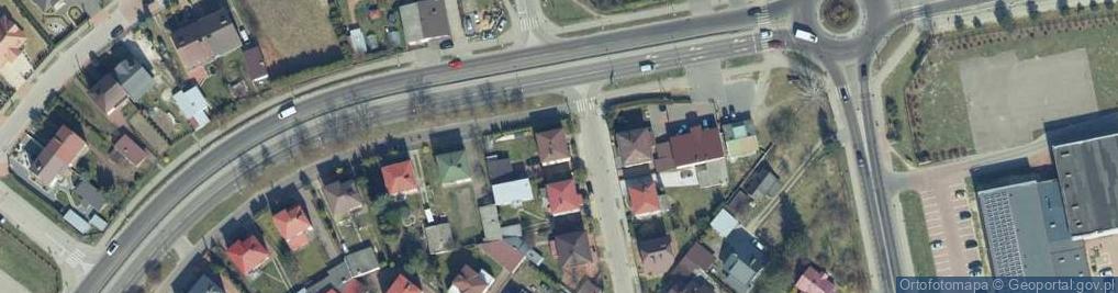 Zdjęcie satelitarne Stacja Kontroli Pojazdów - Baniak Dariusz