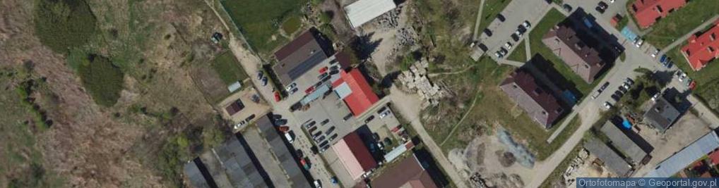 Zdjęcie satelitarne Stacja kontroli pojazdów Sebastian Szkoła