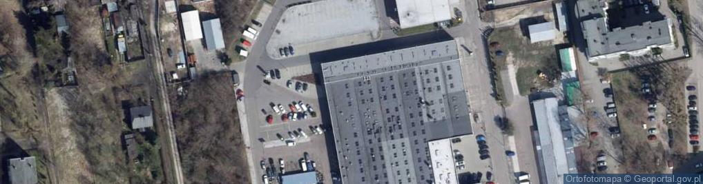 Zdjęcie satelitarne Stacja kontroli Pojazdów SKP Łódź