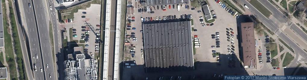 Zdjęcie satelitarne Stacja Kontroli Pojazdów Warszawa Obozowa
