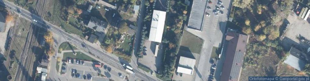 Zdjęcie satelitarne Stacja kontroli pojazdów