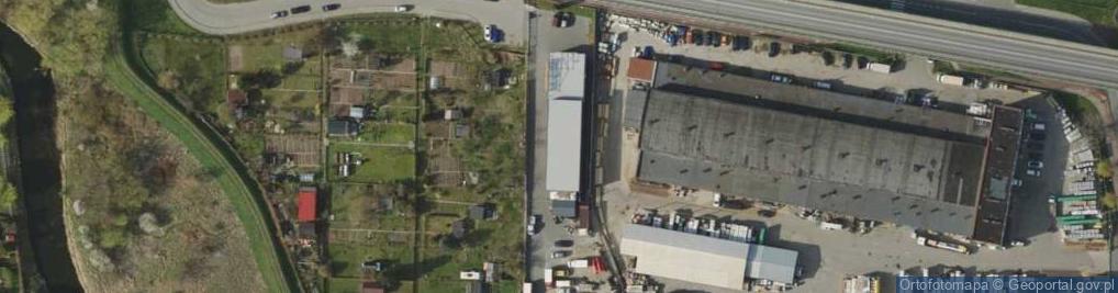 Zdjęcie satelitarne Stacja kontroli pojazdów