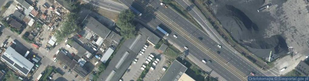 Zdjęcie satelitarne Stacja Kontroli Pojazdów