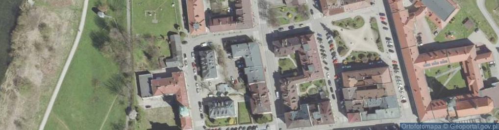Zdjęcie satelitarne RCKiK Oddział Terenowy w Nowym Sączu