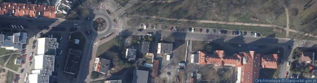 Zdjęcie satelitarne RCKiK Szczecin Oddział Terenowy