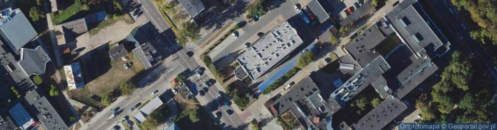 Zdjęcie satelitarne Regionalne Centrum Krwiodawstwa i Krwiolecznictwa