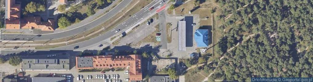 Zdjęcie satelitarne Stacja ładowania pojazdów