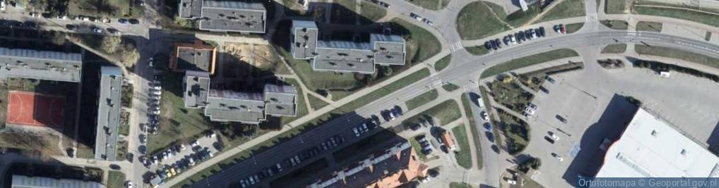 Zdjęcie satelitarne Stacja ładowania pojazdów