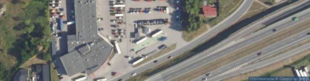 Zdjęcie satelitarne Stacja ładowania pojazdów