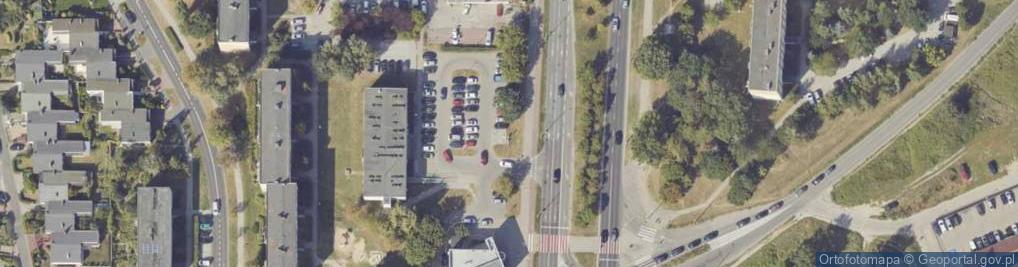 Zdjęcie satelitarne Stacja ładowania pojazdów