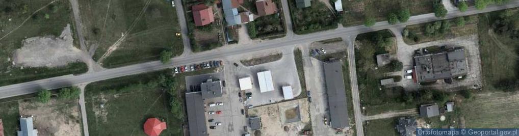 Zdjęcie satelitarne ELINSBUD Stacja paliw i myjnia