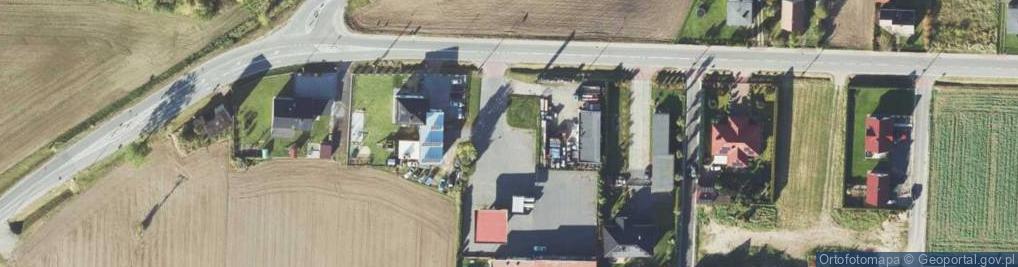 Zdjęcie satelitarne Sebastian Czyżewski Przedsiębiorstwo Handlowo- Usługowe Kos Stacja Paliw