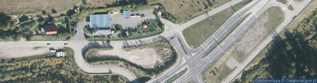 Zdjęcie satelitarne Stacja Paliw MOYA - Zwardoń