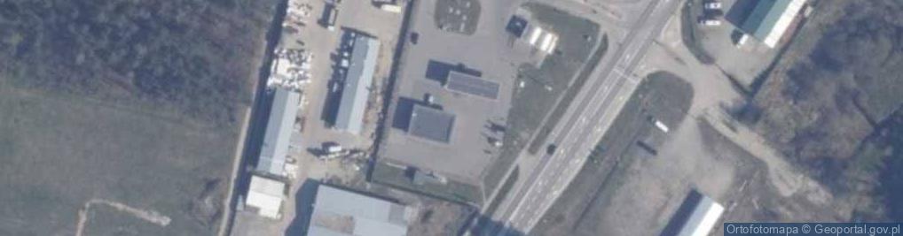 Zdjęcie satelitarne stacja paliw OKTAN