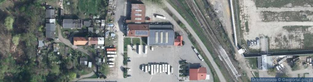 Zdjęcie satelitarne Stacja paliw PKS Wołów