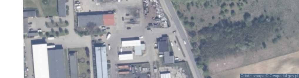 Zdjęcie satelitarne Stacja paliw