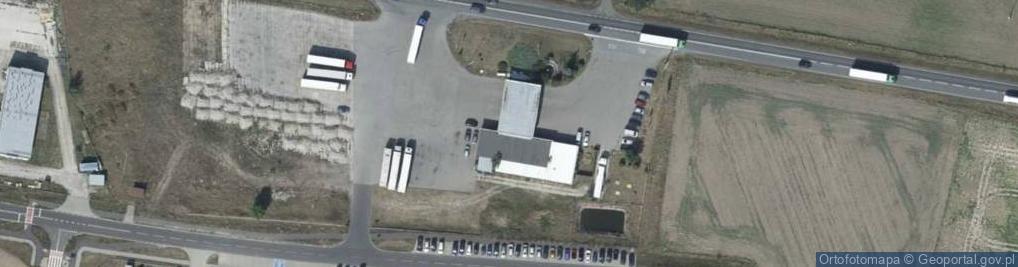 Zdjęcie satelitarne Stacja paliw
