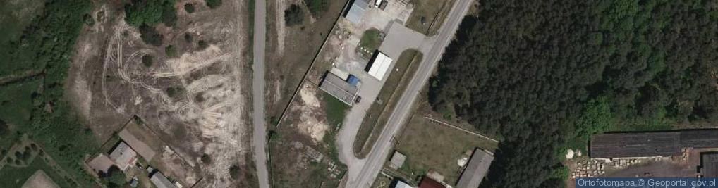 Zdjęcie satelitarne Stacja paliw