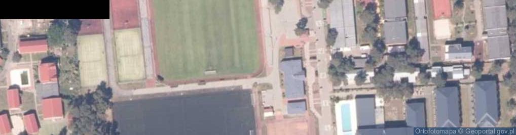 Zdjęcie satelitarne Kompleks Sportowy w Niechorzu