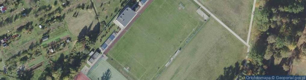 Zdjęcie satelitarne Stadion miejski w Sieniawie, MKS Sokół Sieniawa