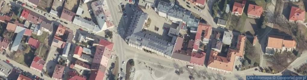 Zdjęcie satelitarne Starostwo Powiatowe w Jaśle