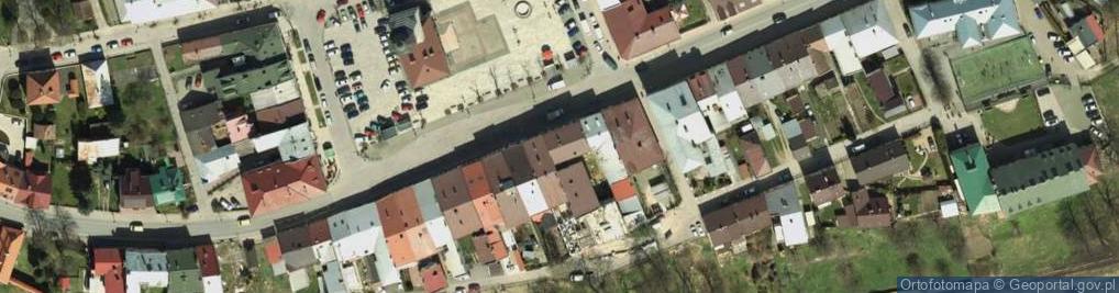 Zdjęcie satelitarne Wydziały - Filia Biecz