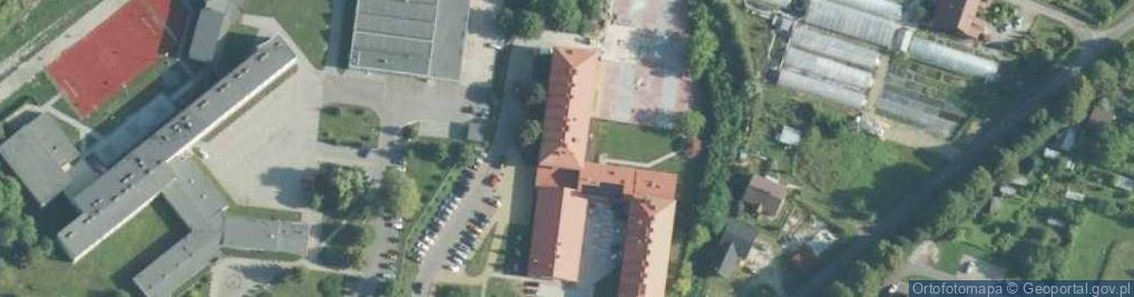 Zdjęcie satelitarne Wydziały