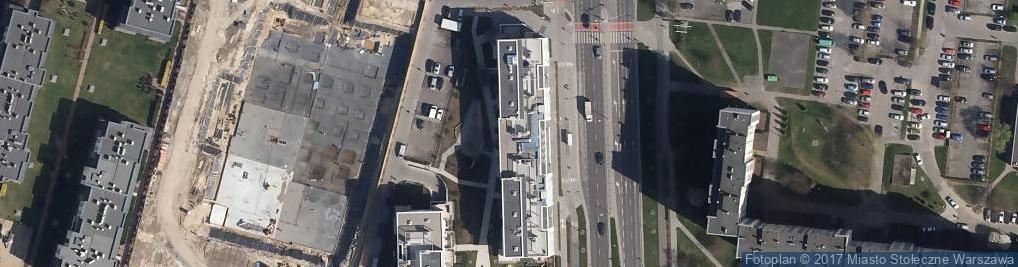 Zdjęcie satelitarne Pizzeria 105 - Warszawa Bemowo