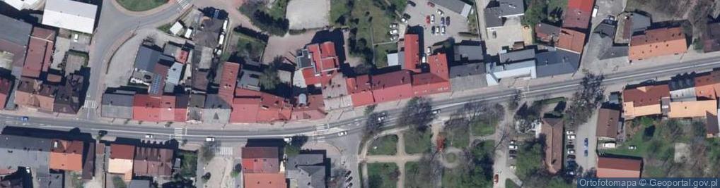 Zdjęcie satelitarne Stowarzyszenie Uniwersytet Trzeciego Wieku w Andrychowie