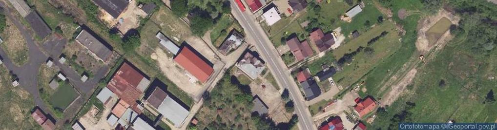 Zdjęcie satelitarne Placówka Straży Granicznej w Krościenku