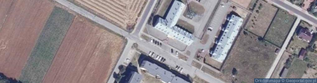 Zdjęcie satelitarne Placówka Straży Granicznej w Lipsku