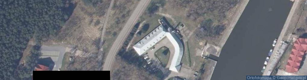 Zdjęcie satelitarne Placówka Straży Granicznej