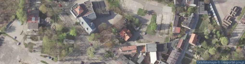 Zdjęcie satelitarne KP PSP Mikołów