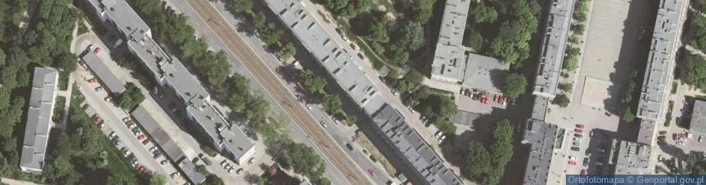 Zdjęcie satelitarne Straż Miejska Nowa Huta