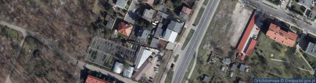 Zdjęcie satelitarne Straż Miejska w Łodzi Oddział - Polesie