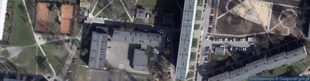Zdjęcie satelitarne Straż Miejska w Łodzi Posterunek Retkinia