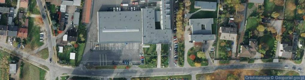 Zdjęcie satelitarne KM PSP Częstochowa