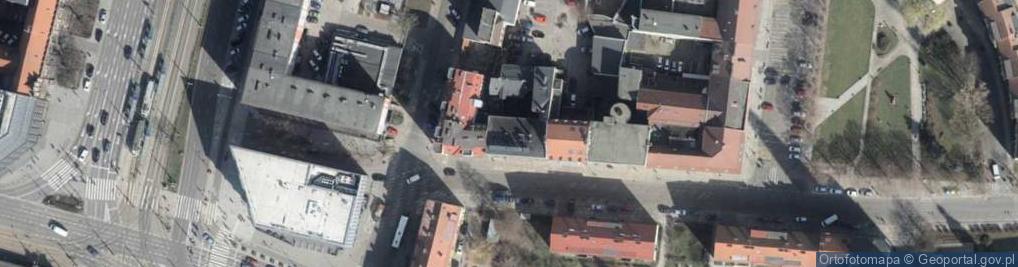 Zdjęcie satelitarne KM PSP Szczecin