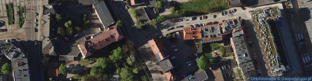 Zdjęcie satelitarne KM PSP Wrocław