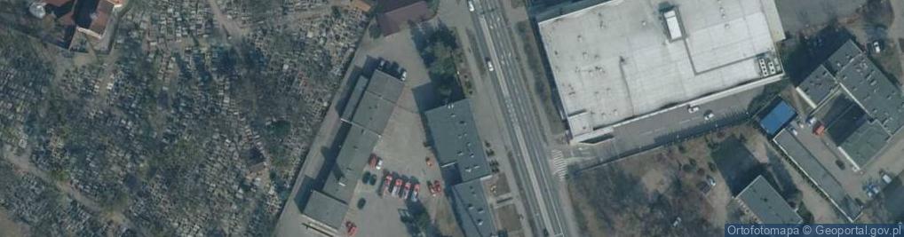 Zdjęcie satelitarne KP PSP Brodnica