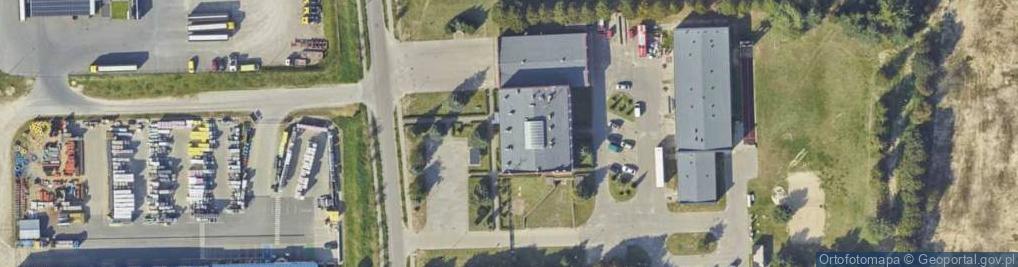 Zdjęcie satelitarne KP PSP Bytów