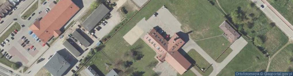 Zdjęcie satelitarne KP PSP Grajewo