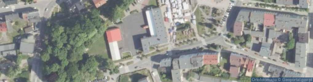 Zdjęcie satelitarne KP PSP Olesno