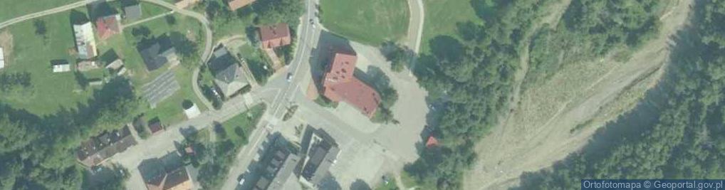 Zdjęcie satelitarne Ochotnicza Straż Pożarna Słopnice Dolne