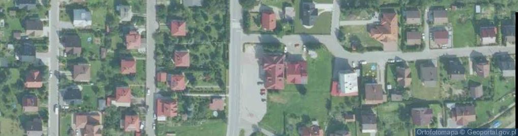 Zdjęcie satelitarne Ochotnicza Straż Pożarna w Laskowej