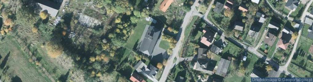 Zdjęcie satelitarne Ochotnicza Straż Pożarna w Łękach